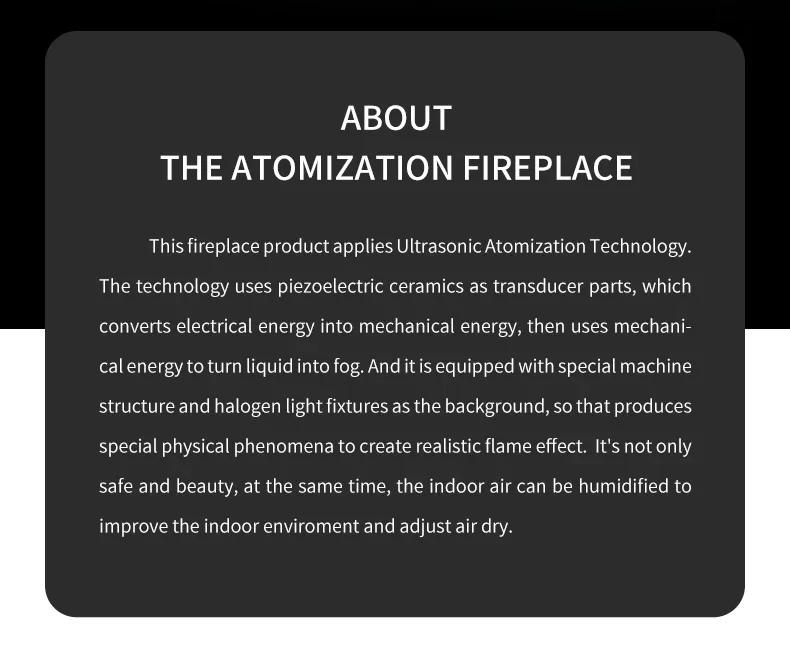 Description Picture 3 of itemSteam Fireplace1200 1500 1800mm Artificial Decor Flame LED Decorative Steam Fireplace Recessed 3D Water Vapor Electric Fireplace