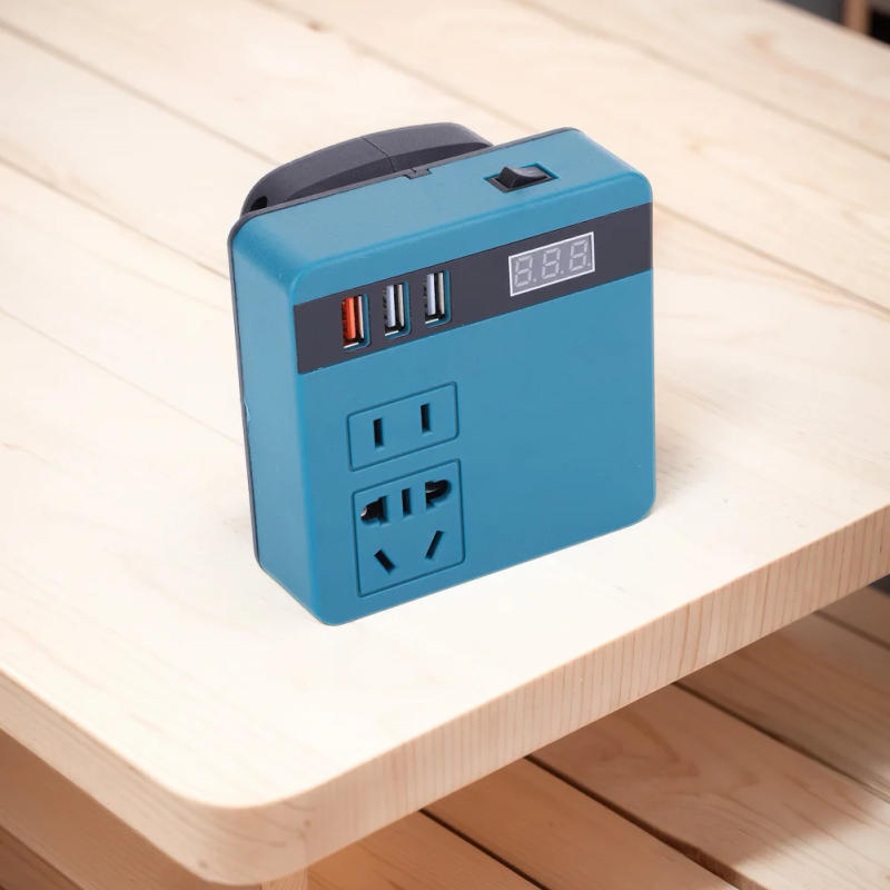 Description Picture 6 of item120W DC To AC Inverter DC 18V-21V To AC 220V Power Inverter Intelligent Battery Transformer for DeWalt/Makita/Milwaukee Battery