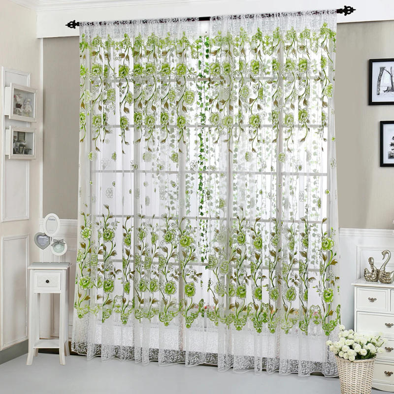 Description Picture 5 of itemSanding Blackout Curtains Blind Panel Fabric Shading Drapes Window Sheer Curtain Divider Valance Drape for Window Treatment