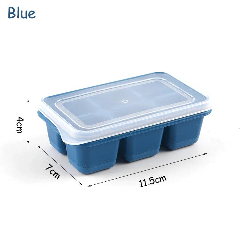 Description Picture 5 of itemMini 6 Grids Soft Silicone Ice Cube Tray Ice Mold Ice Cream Maker Summer Party Homemade Cold Drink DIY Tools