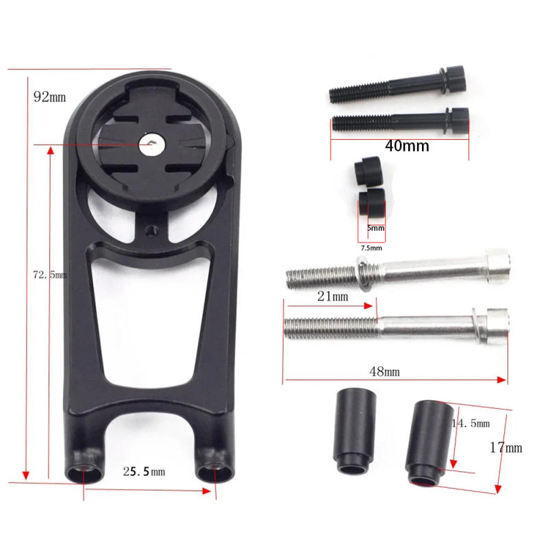 Description Picture 2 of itemFouriers Bike Computer Mount Stem GPS Camera Holder for 2018 GIANT Propel Tiger for Edge WAHOO Elemnt Bolt Mini MIO Bryton