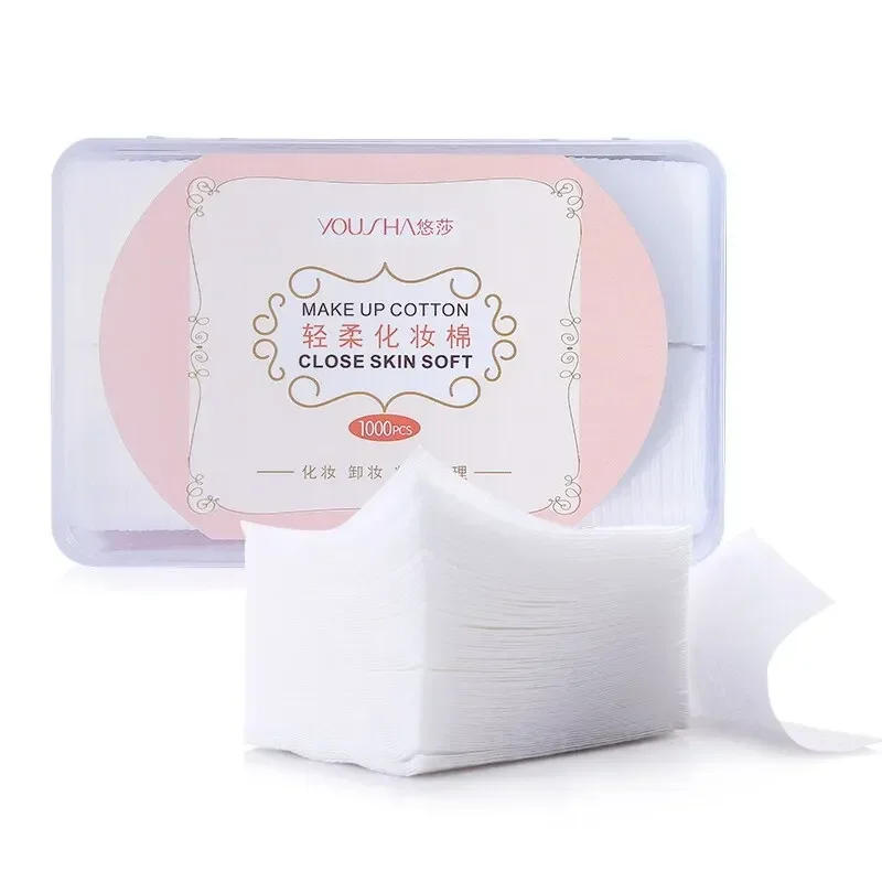 Description Picture 6 of itemHigh Quality 1000PCS/Set Cleansing Paper Disposable Wipe Cosmetic Pad Makeup Cotton Wipes Soft Remover Pads Facial