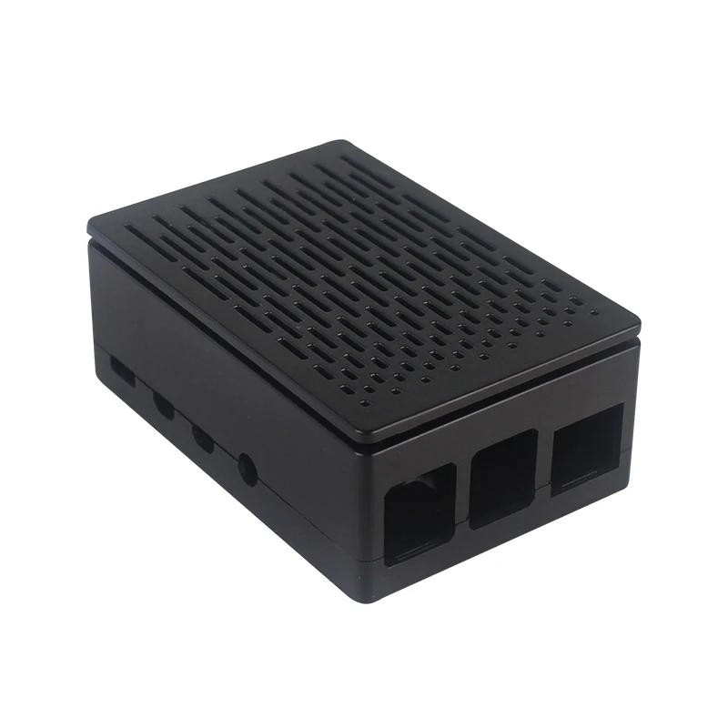 Description Picture 2 of itemRaspberry Pi 4 Model B ABS Case Grid Cooling Shell with Cooling Fan Black Transparent Plastic Shell for Raspberry Pi 4