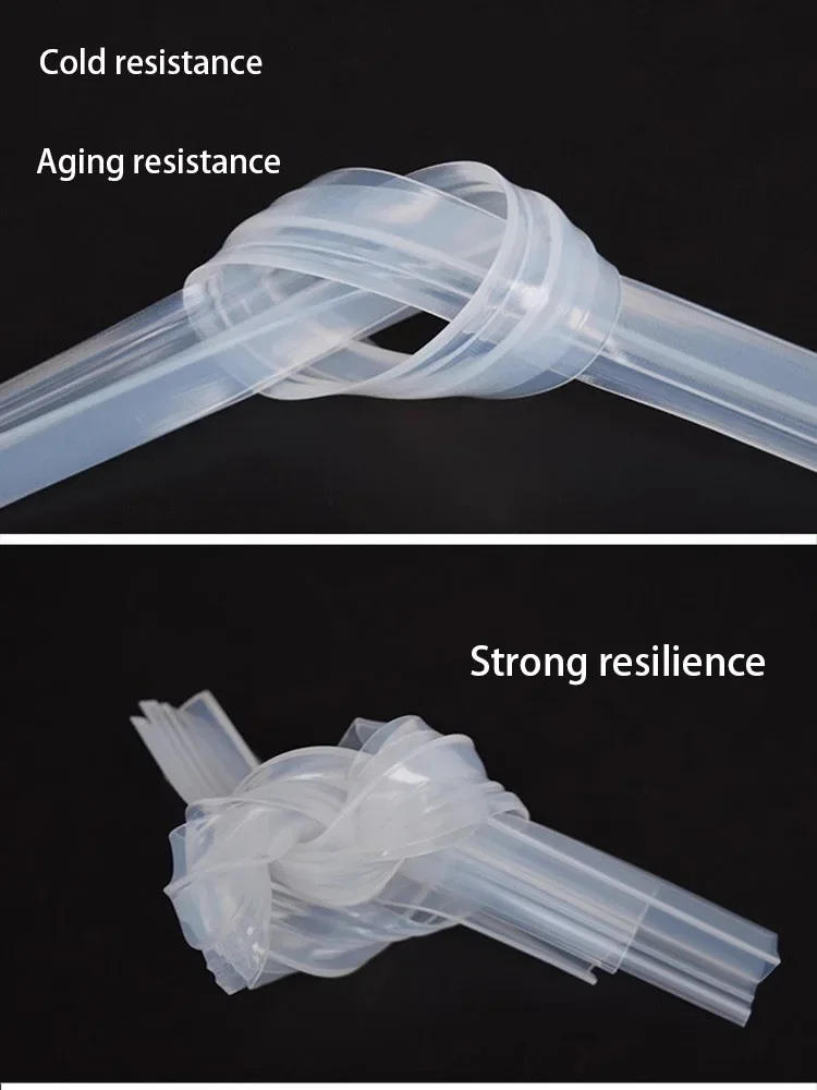 Description Picture 4 of itemFrameless balcony window sealing strip 6 8 10 12mm glass door window water blocking strip shower room waterproof silicone strip