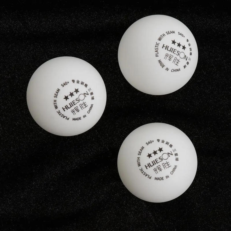 Description Picture 4 of item3 Pieces Professional 3-Star 40+mm White Pong Balls New ABS Material Table Tennis Balls for Training Game Match