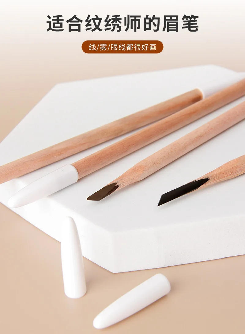 Description Picture 4 of itemMicroblading Wooden Permanent Eyebrow Pencil Tattoo Waterproof Art Tint Makeup Eye Brow Pen Enhancers