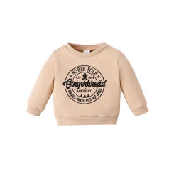 Kids Baby Sweatshirt Letter Print Long Sleeve Pullovers Autumn Tops for Toddler Baby Cute Fall Clothes