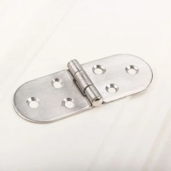 1PCS 201 Stainless Steel Flush Hinges 180 degree Cabinet Hinges Door Semicircle Hinges Furniture Accessories