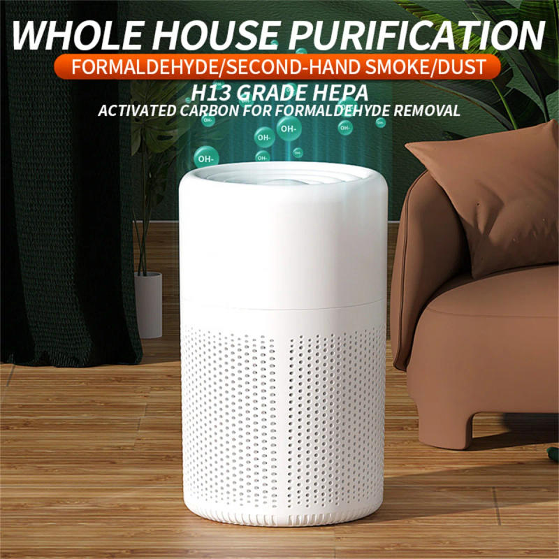 Description Picture 2 of itemAir Purifier Smoke Odor Negative Ion Generator Household HEPA Air Purifier Efficient Purifying Air Formaldehyde for Car and Room