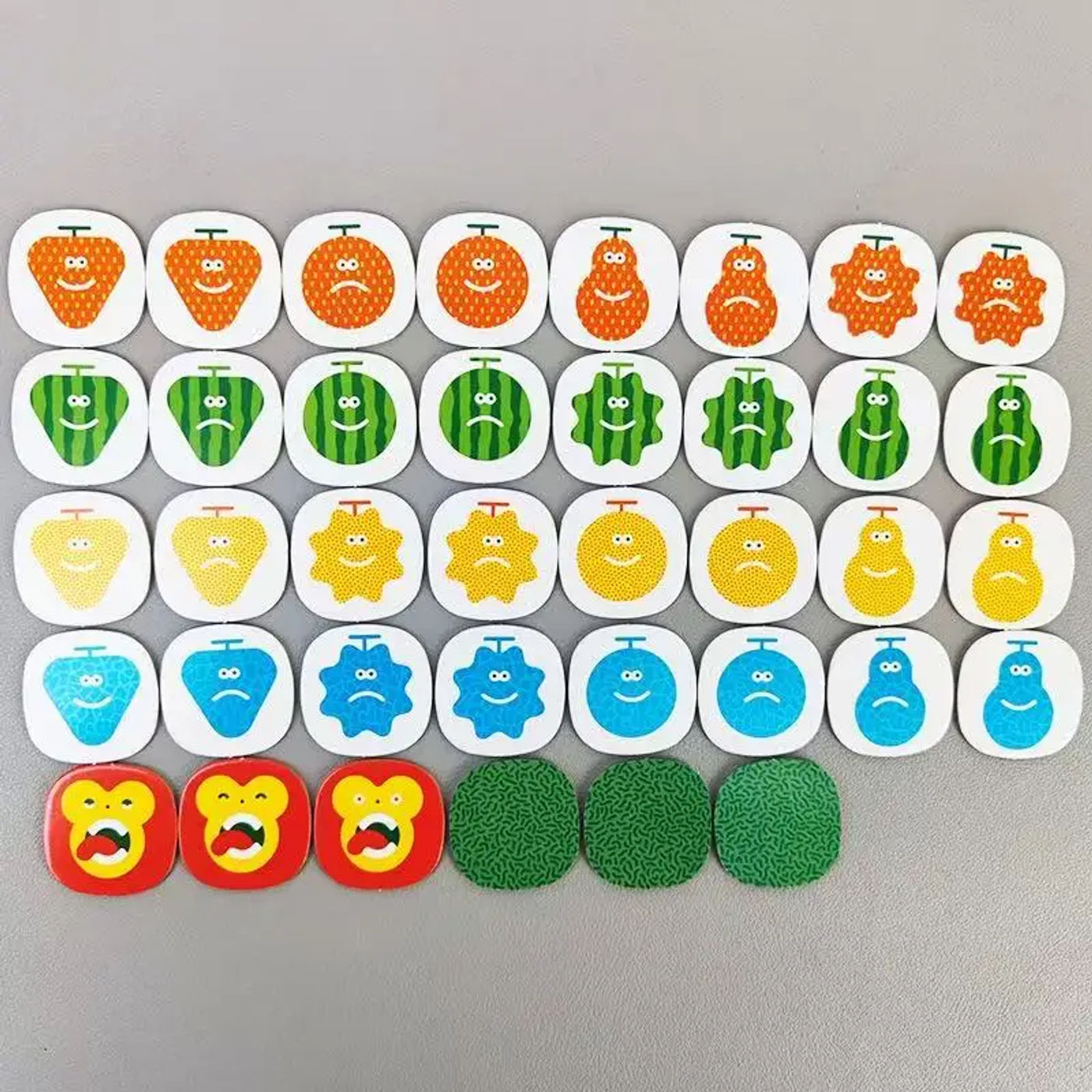 Description Picture 3 of itemBoard Game "Quickity Pickity •Fruit Picking Playing Cards Game• Moving Wild Game •A Fake Artist •Fun Party Games for Adults Kids