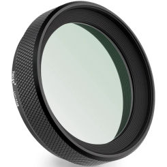 Haoge LUV-X54B Metal Lens Hood with MC UV Multicoated Ultraviolet Lens Filter for Fujifilm Fuji X100VI X100V Camera Black