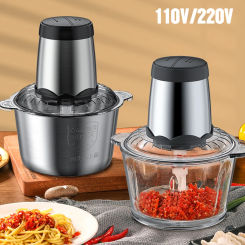 110V 220V Electric Chopper 2 Speeds Meat Grinder Mincer kitchen Blender Food Processor Slicer Vegetable Food Chopper Meat Slicer