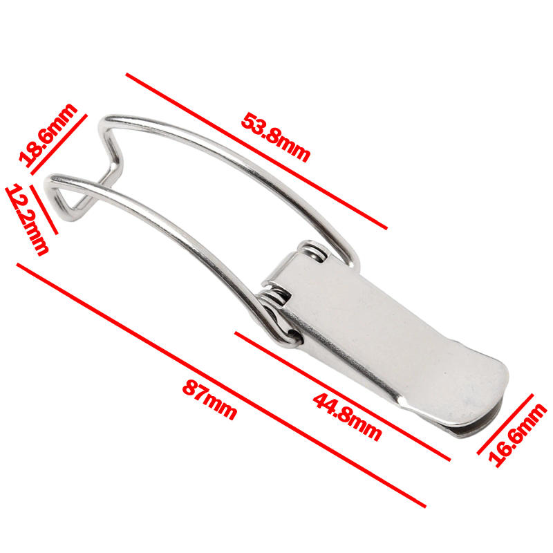 Description Picture 6 of itemBuckle Bucket Hook Buckles Buckle Lock Home Improvement Latch Lock Lock Spring Lron Cabinet 2PCS Cabinet Hardware