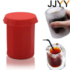 JJYY Silicone Ice Cube Tray Mold Makes Shot Glasses Ice Mould Ice Tray Summer Drinking Tool Mold