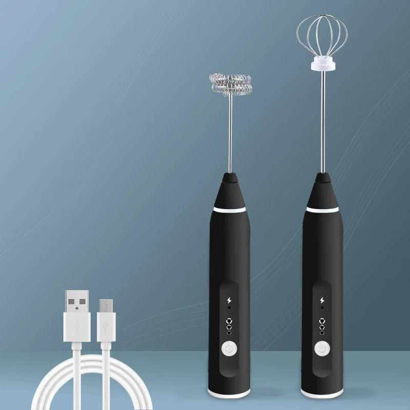 Description Picture 2 of itemHandheld Electric Milk Frothers USB Rechargeable Portable Blender Foamer  Coffee Cappuccino Cream High Speeds Whisk Mixer