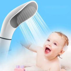 Waterproof Shower Head Gym Showering Room Booster ABS Household Bathroom Spray Nozzle Rainfall Sprayer Wear-resistant Filter