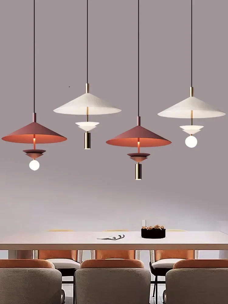 Description Picture 2 of itemWhite Red Ufo Lamp Umbrella Pendant Light Dining Table Living Room Resteruant Minimalist Led Lamp for Coffee Office Shop Light