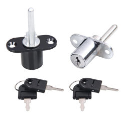 16/19mm Cam Cylinder Triple Lock Zinc Alloy Drawer Locks With Keys Desk Cabinet Drawer Front Lock Stable Furniture Hardware