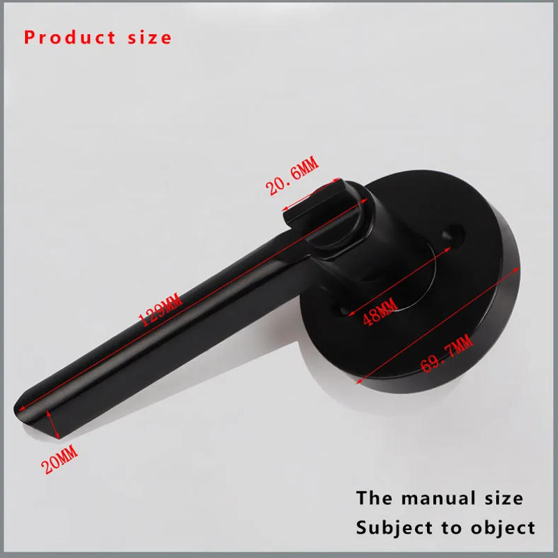 Description Picture 6 of itemDoor Lock Household Universal Silent Toilet Indoor Bedroom Lock Three-bar Handle Lock Old-Fashioned Spherical Round Door Lock