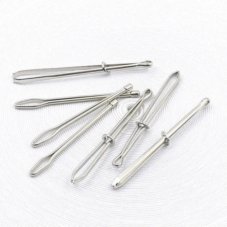Description Picture 4 of itemStainless Steel Garment Clips Sewing DIY Elastic Band Tape Punch Cross Stitch Threader Wear Rope Elastic Clamp Sewing Tools