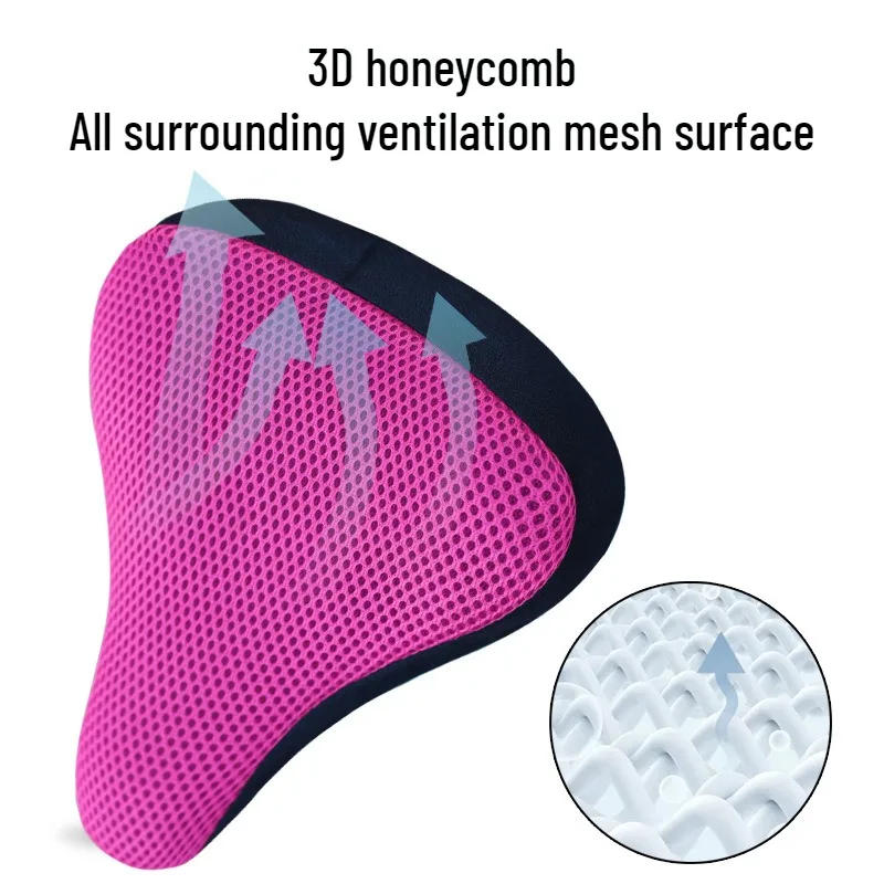 Description Picture 6 of itemBicycle Mesh Seat Cover Mountain Bike Cotton Car Seat Cushion Cover Bicycle Saddle Insulation Breathable Cycling Accessories
