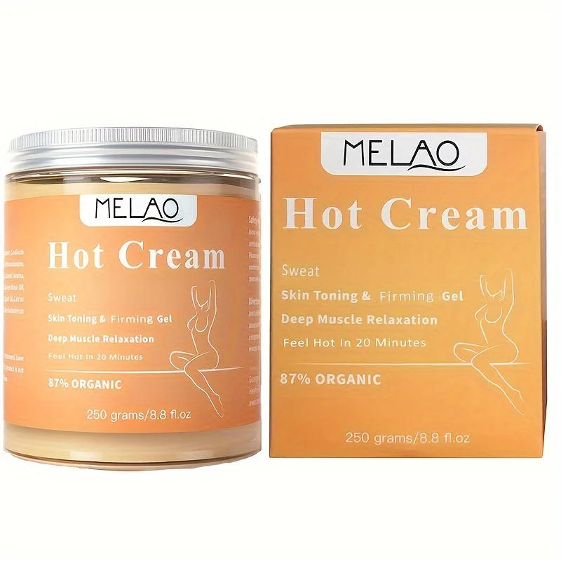 Description Picture 5 of itemMELAO Hot Cream Massage Gel - Natural and 87% Organic Anti Cellulite Slimming Lotion Fat Burning Massage Weight Loss Cream