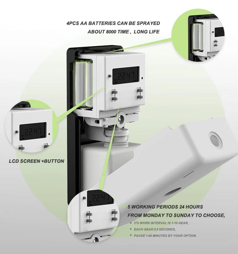 Description Picture 5 of item100m³ Dry Battery Intelligent Ultrasonic Aromatherapy Machine for Hotel and Home Aromatherapy