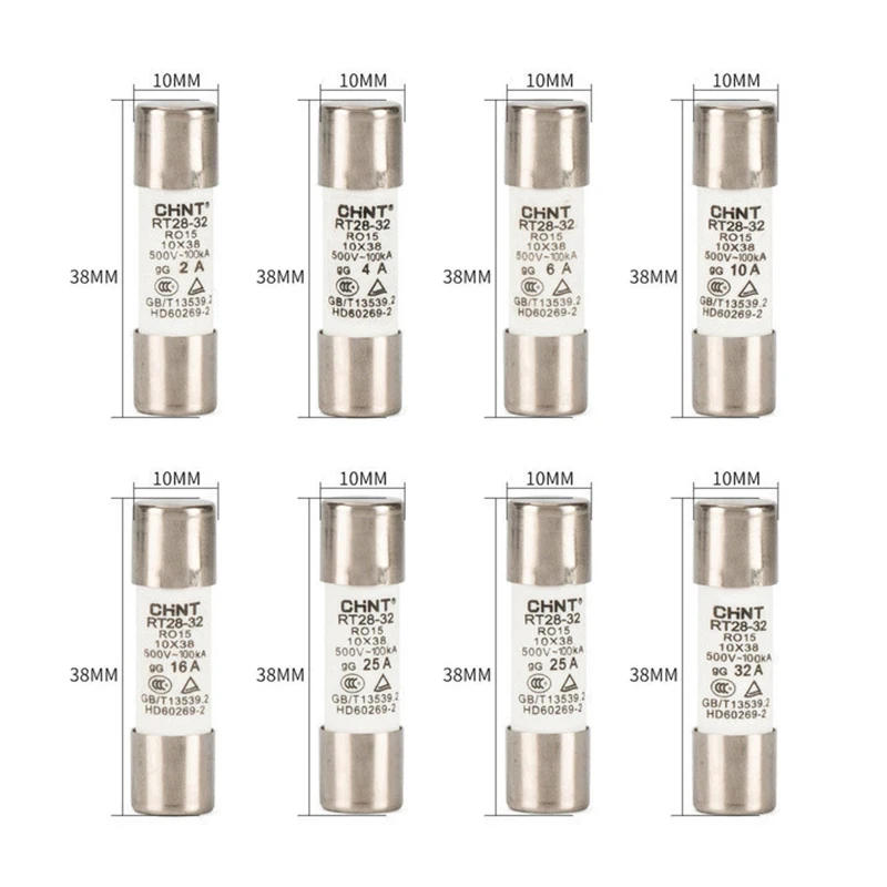 Description Picture 4 of item1pc 500V 10*38MM 2A 4A 6A 10A 12A 16A 25A 32A DC PV Solar Fuse Metal Alloys for Solar Power System Protection