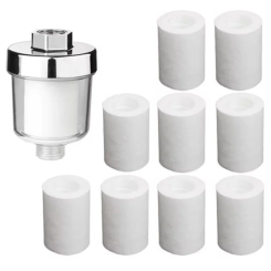 B64B-Water Outlet Purifier Kits Featuring Universal Faucet Filter For Kitchen Bathroom Shower Household Setups PP Cotton