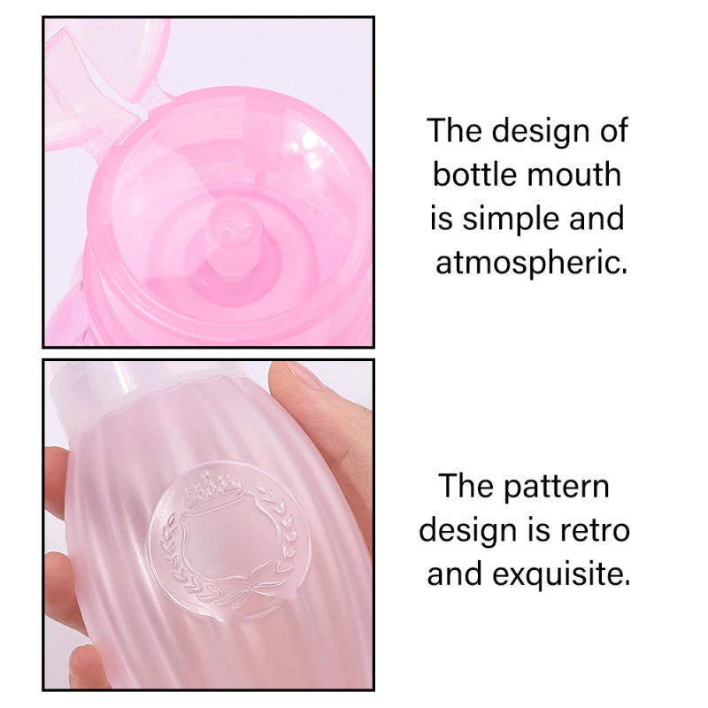 Description Picture 5 of item1 Pcs Nail Refillable Bottles Empty Press Pump Dispenser Nail Art Polish Remover Cleaner Makeup Bottle Manicure Tool