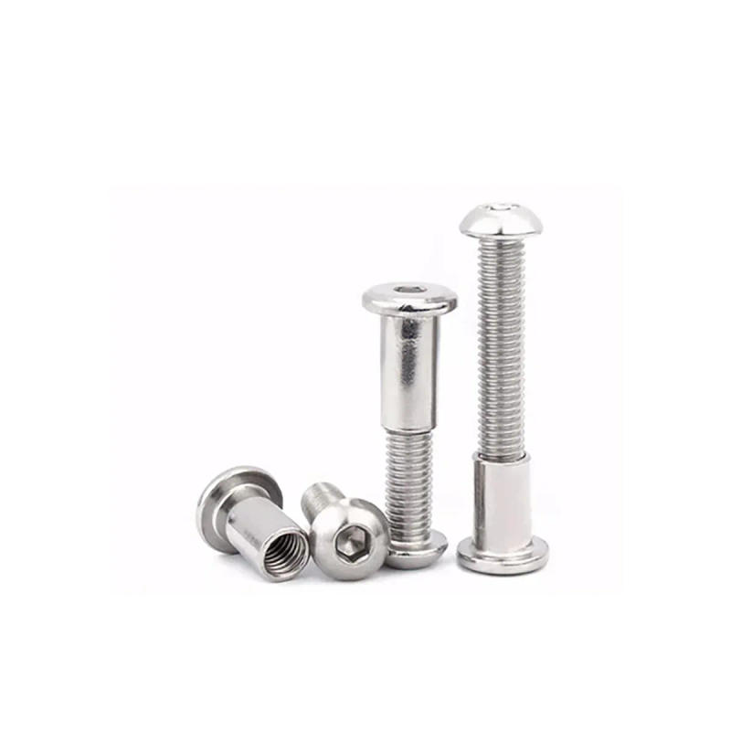 Description Picture 2 of item304 Stainless Steel Round Head Hexagonal Locking Screw / Children's Furniture Bed Connecting Bolts M6M8