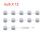 12pcs Bulbs