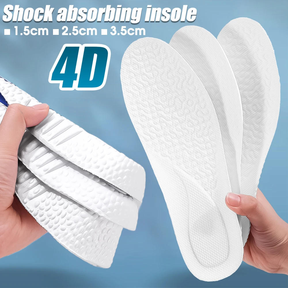 Description Picture 5 of item1Pair EVA Sports Shock Absorption Shoes Insole for Feet Height Increase Insoles Men Women Arch Support Orthopedic Shoe Pads