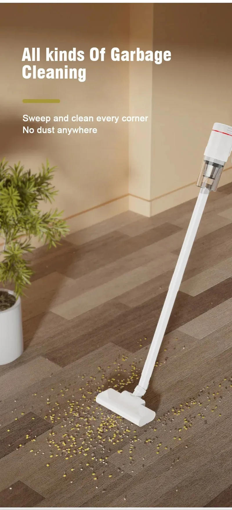 Description Picture 3 of itemBrushless Vacuum Cleaner 20000Pa/10000Pa Wireless Car Cleaning Machine Dual Use Dry and Wet Cleaning for Household Appliances