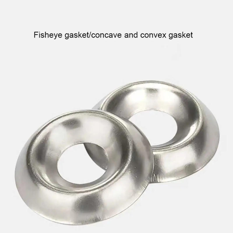 Description Picture 3 of item100 Pieces Stainless Steel Eyelet Spacer Portable Replacing Detachable Anti-rust Gasket Washer Part Accessories