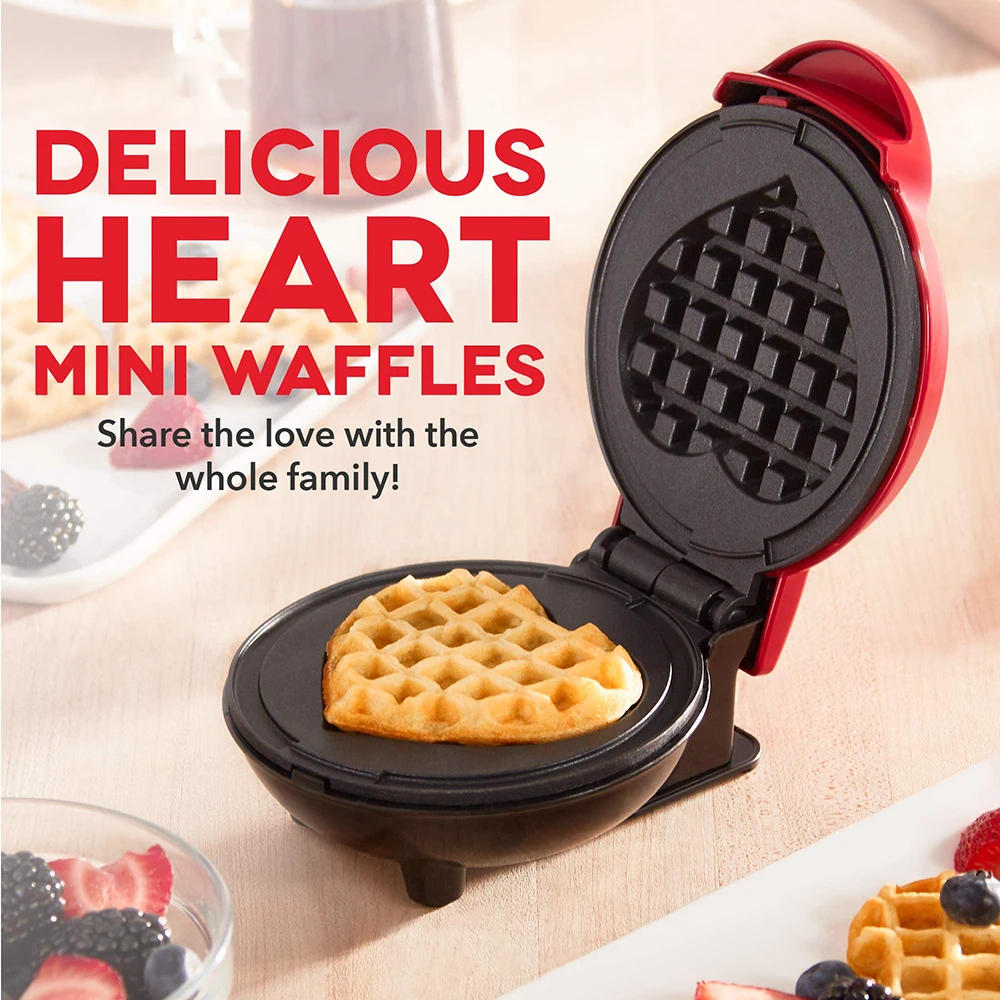 Description Picture 2 of item220V EU Plug Mini Electric Waffles Maker Bubble Egg Cake Oven Breakfast Love Heart Shaped Waffle Maker Cooking Appliance