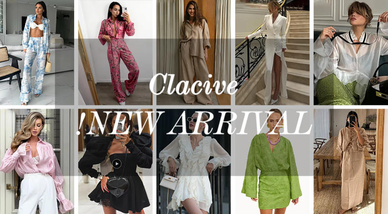 Description Picture 2 of itemClacive Bodycon Pink Linen Dress Ladies Sexy Chic Strapless Short Sleeve Mini Dress Elegant Pleated Party Dresses For Women 2025