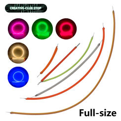 5pcs DC3V Cob LED Flexibility Filament 2200K Red Blue Green Pink Edison Bulb Parts Lamp DIY Incandescent Light Accessories Diode