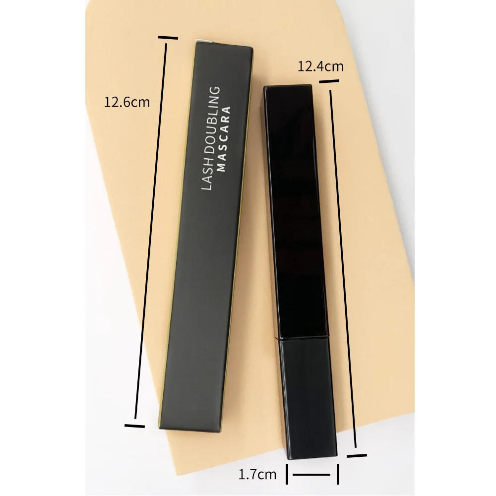 Description Picture 2 of itemPrivate Label Mascara Custom Bulk Black Square Tube Lengthening Non-smudge Volumizing Waterproof Fast-Dry Long-lasting Makeup