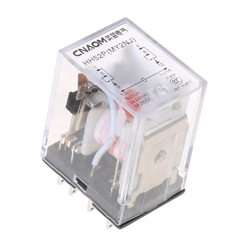 Description Picture 3 of item8 Pin PYF08A 220/240 V Bobina Power DPDT MY2NJ With Base