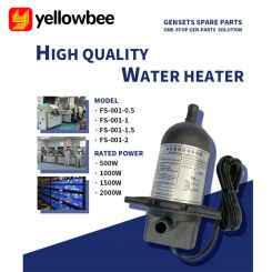 Diesel Generator Water Heaters AC110V 220V Self-circulating Engine Preheater Electric Water Heater Thermostat Genset Parts