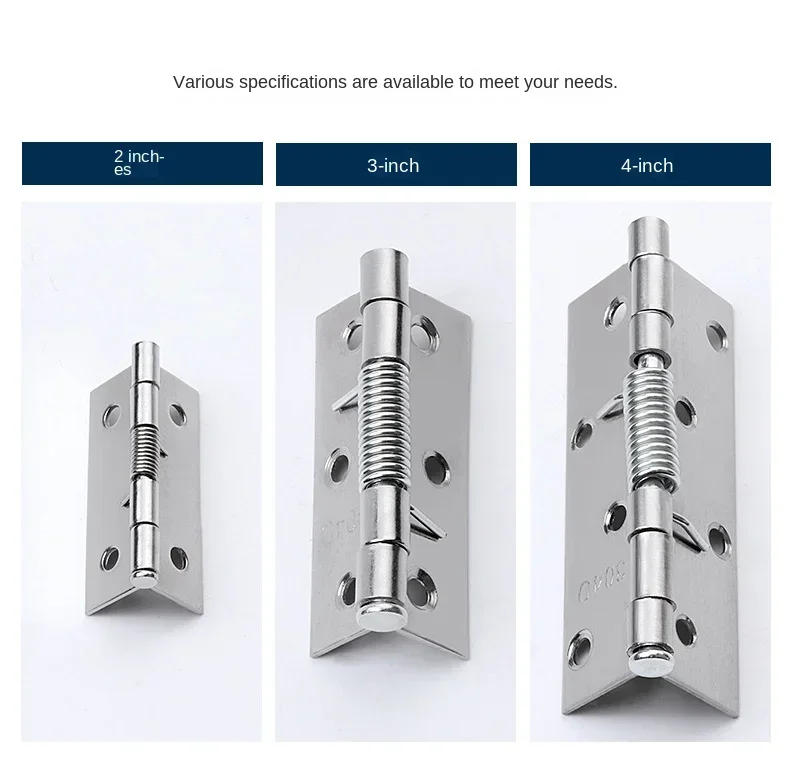 Description Picture 3 of itemDoor Hinges Cross Hinge Automatic Rebound Cabinet Cupboard Window Cabinet Jewelry Box with Spring Furniture Repair Hardware