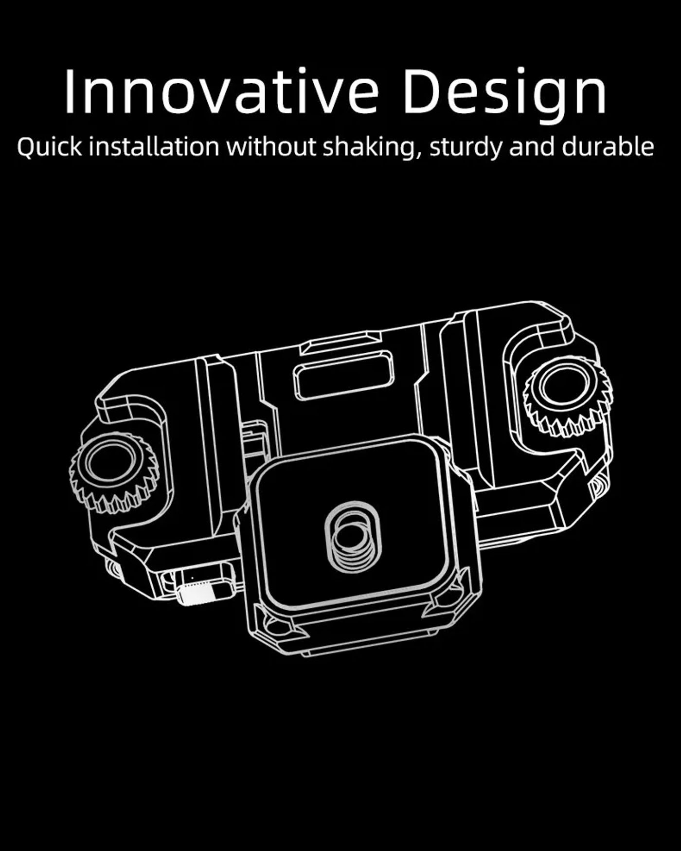 Description Picture 5 of itemXILETU XQD1 Camera Capture Clip Arca Swiss Quick Release Plate Clamp Quick Switch Tripod Slider Mount Adapter