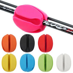 Reusable Rubber egg-shaped Belt Outdoor Fastener Fishing Rod Tie beam rod Prevent rod collision Fishing Accessories