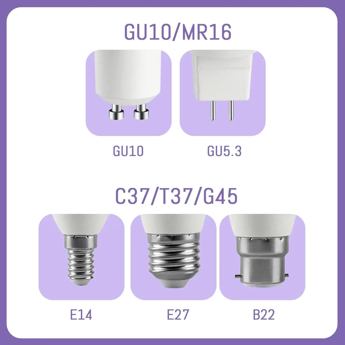 Description Picture 6 of item2pcs 3 Color Temperature light Bulb CCT E27 B22 GU10 GU5.3 Base AC110V 220V Memory Function Color Temp Reset Light for Bedroom