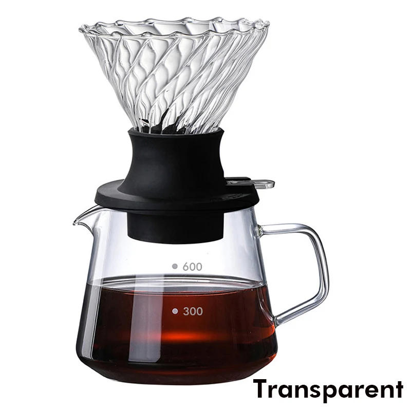 Description Picture 5 of itemImmersion Coffee Dripper Switch Pour Over Dripper Immersion Dripper Switch Coffee Maker Glass Coffee Filters V02 Set