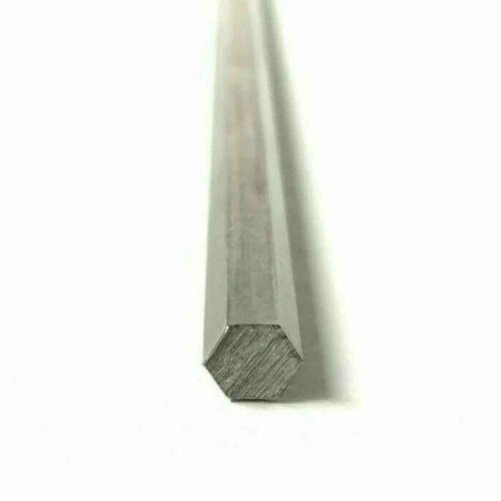 Description Picture 2 of item2PC 304 Stainless Steel Hex Rods Bars 10X300mm Shaft 10mm Linear Shafts Metric Bar Ground Stock 300mm L