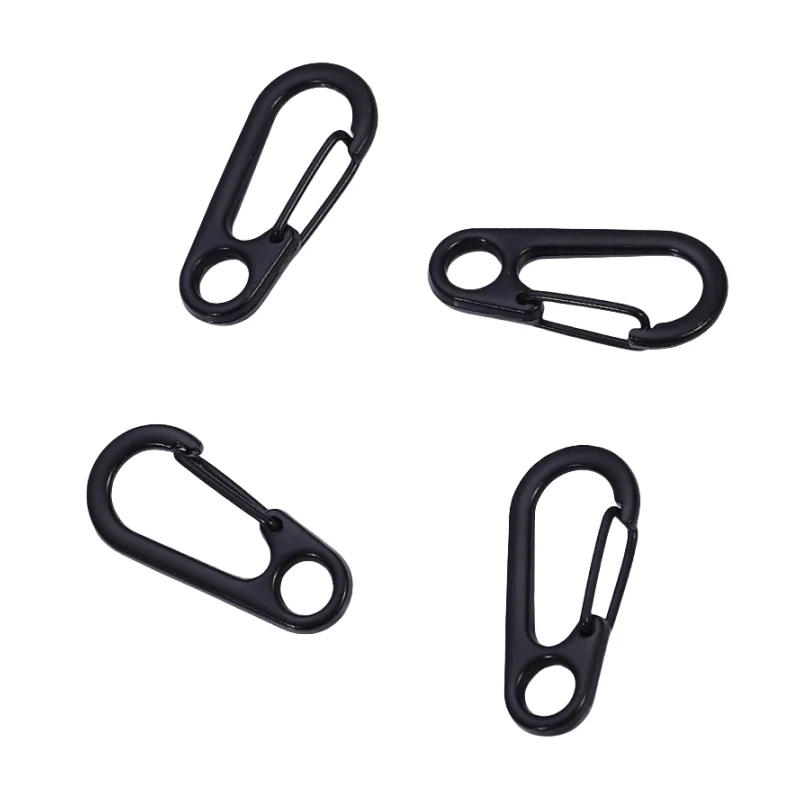 Description Picture 2 of itemCarabiner D-Ring Key Chain Spring Clips Mini Aluminium Alloy Hang Buckle Survival EDC Gear Outdoor Camping Keyring Tool