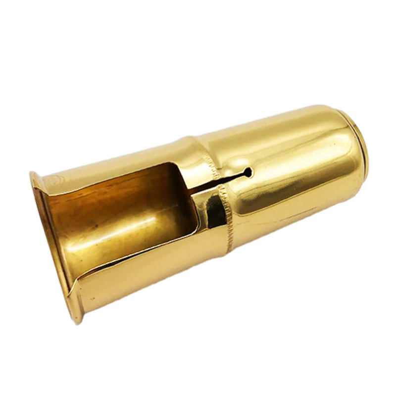Description Picture 5 of itemAlto Soprano Tenor Saxophone Metal Mouthpiece Cap Gold Plated Cap Brass Protective Cap Instruments
