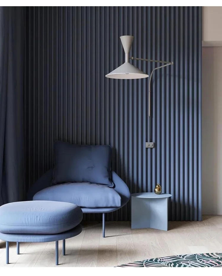 Description Picture 5 of itemIndoor Bedroom Living Room Home Decor Swing Arm Wall Lamp Plug in With Switch Sconces Bedside Industrial Mounted Lighting